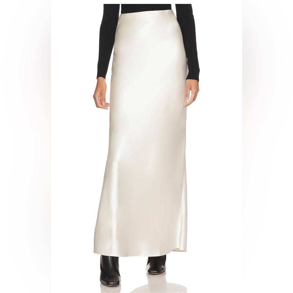 NWT Line & Dot Dreamer Maxi Skirt in Cream
